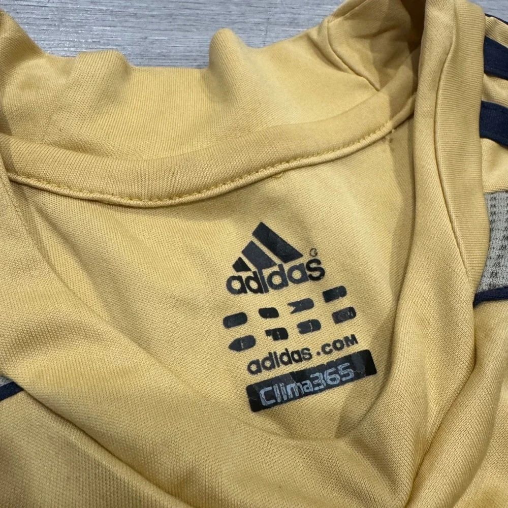 Adidas Spain 2008 Away Jersey Fabregas 10 Gold Euro Soccer Men Medium